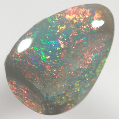 SOLID SEMI BLACK OPAL Sparkling bright fire